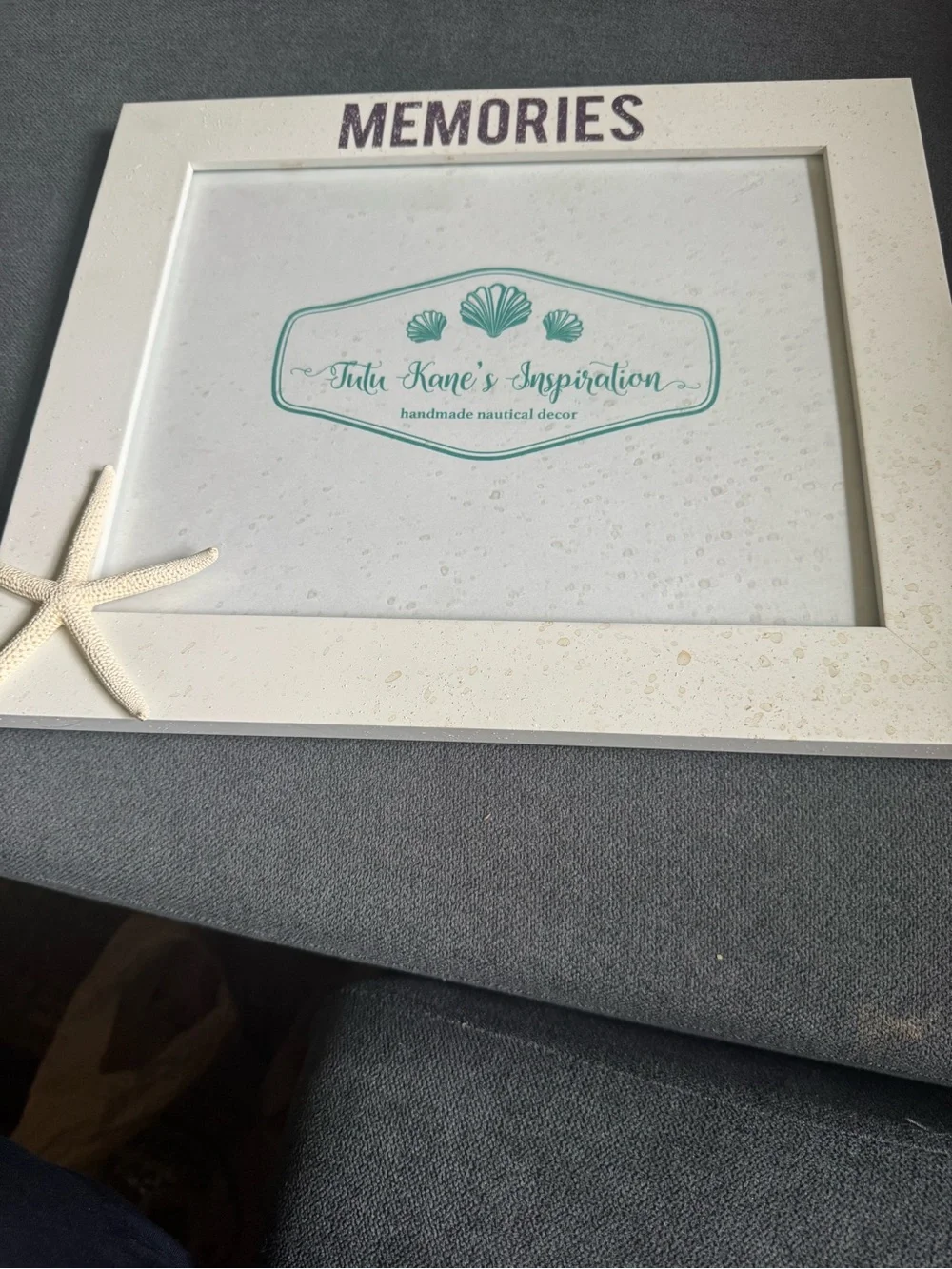 Tutu Kane's Inspiration White 'Memories' Nautical Picture Frame